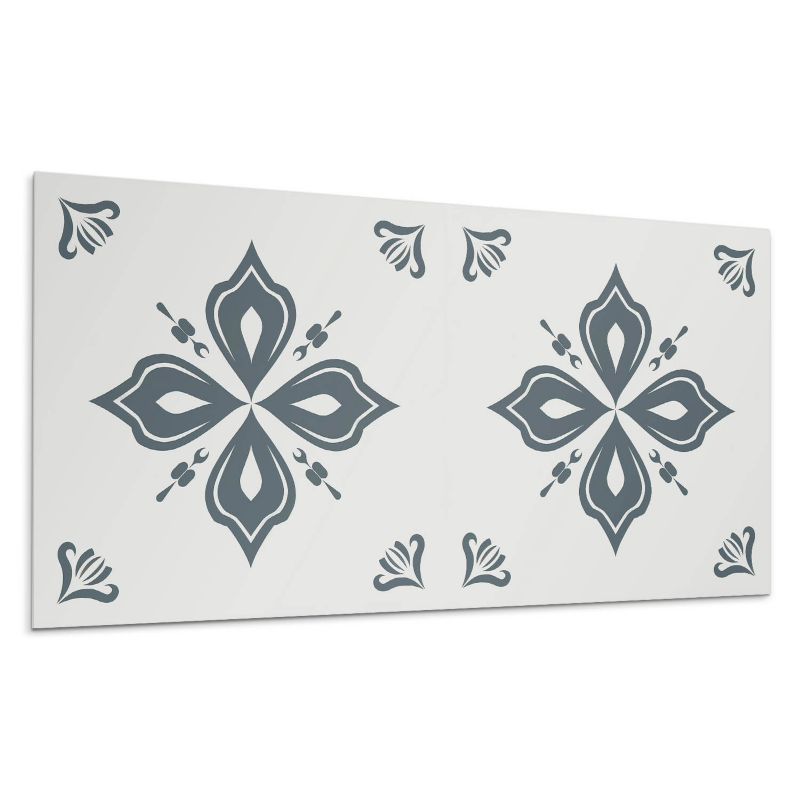 Panele samoprzylepne Wallfluent 60x30 cm Kwiaty w formie krzyża 6 szt.
