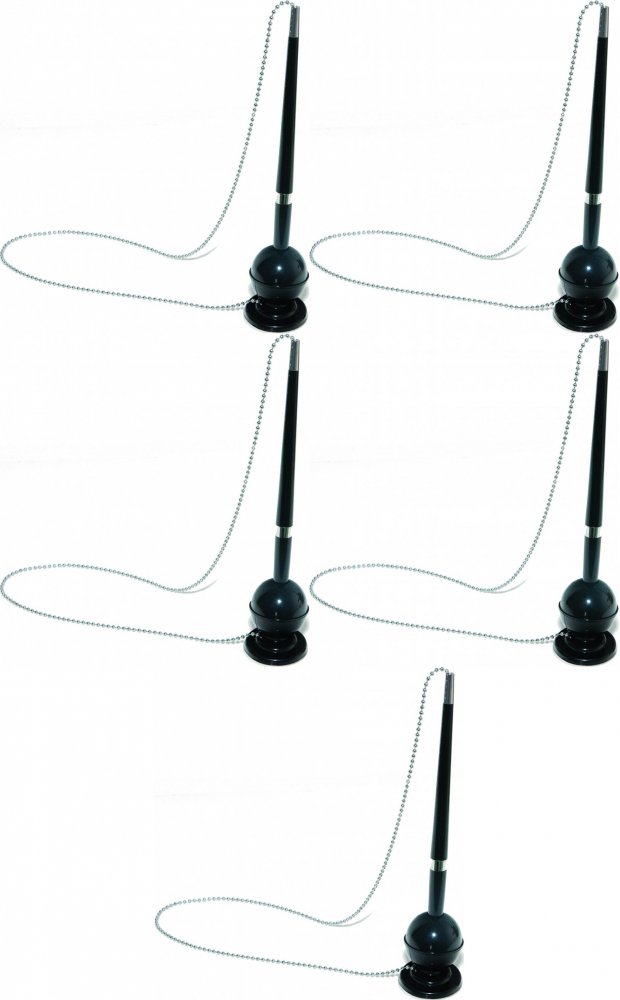 5x Długopis mocowany na łańcuszku Office Products, stojący, niebieski