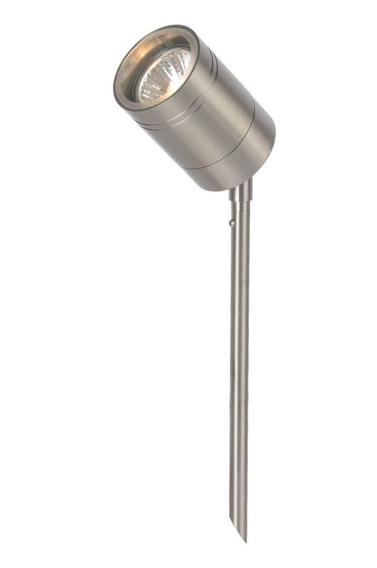 Lampa gruntowa wbijana Lucide Arne-Led srebrna 1 x GU10 x 5W IP44 wym: 36 x 6,3 x 6,3 cm - 1 szt.