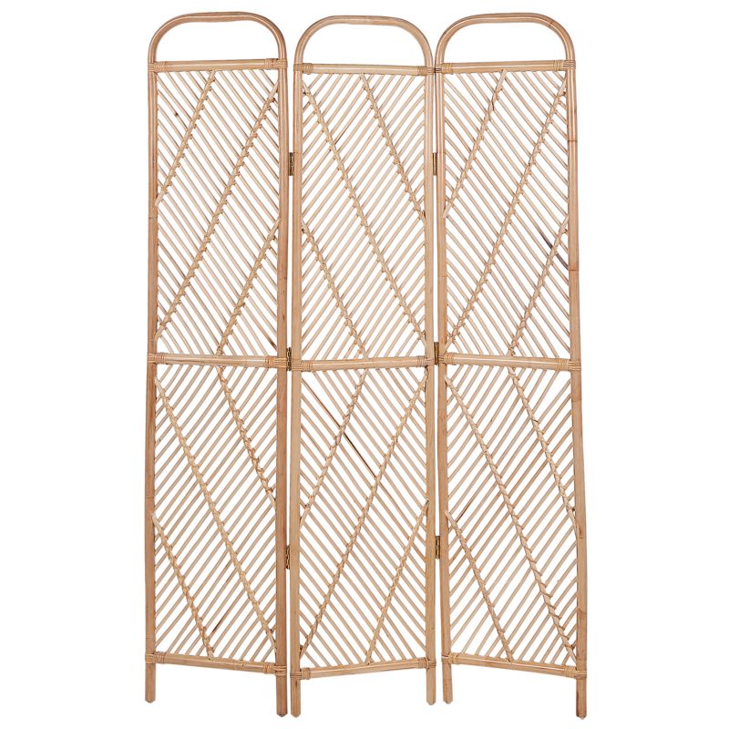3-panelowy parawan pokojowy Cosenza Jasnobrązowy 106 cm 180 cm 1 szt.