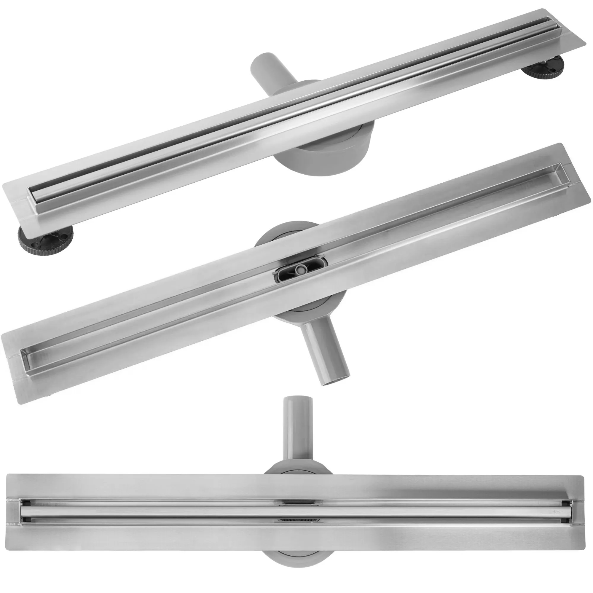 Rea Neox Slim Pro odpływ liniowy 80 cm stal szczotkowana REA-G5802