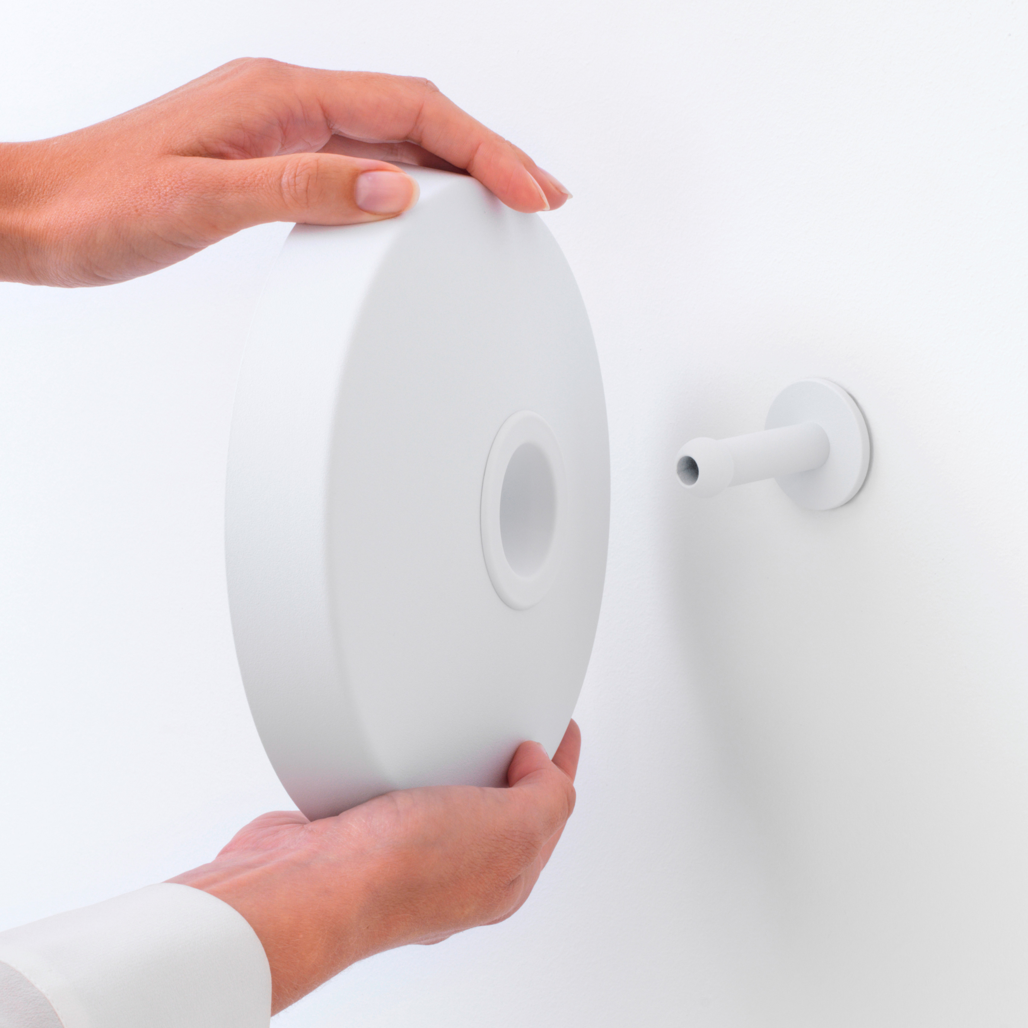 Brabantia MindSet lusterko kosmetyczne 20,4x20,4 cm okrągłe biały 303463