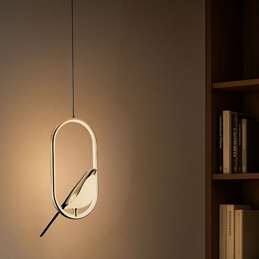 Abigali Bird lampa wisząca 1x18 W złota LWPB-OW - Wysyłka w 24h