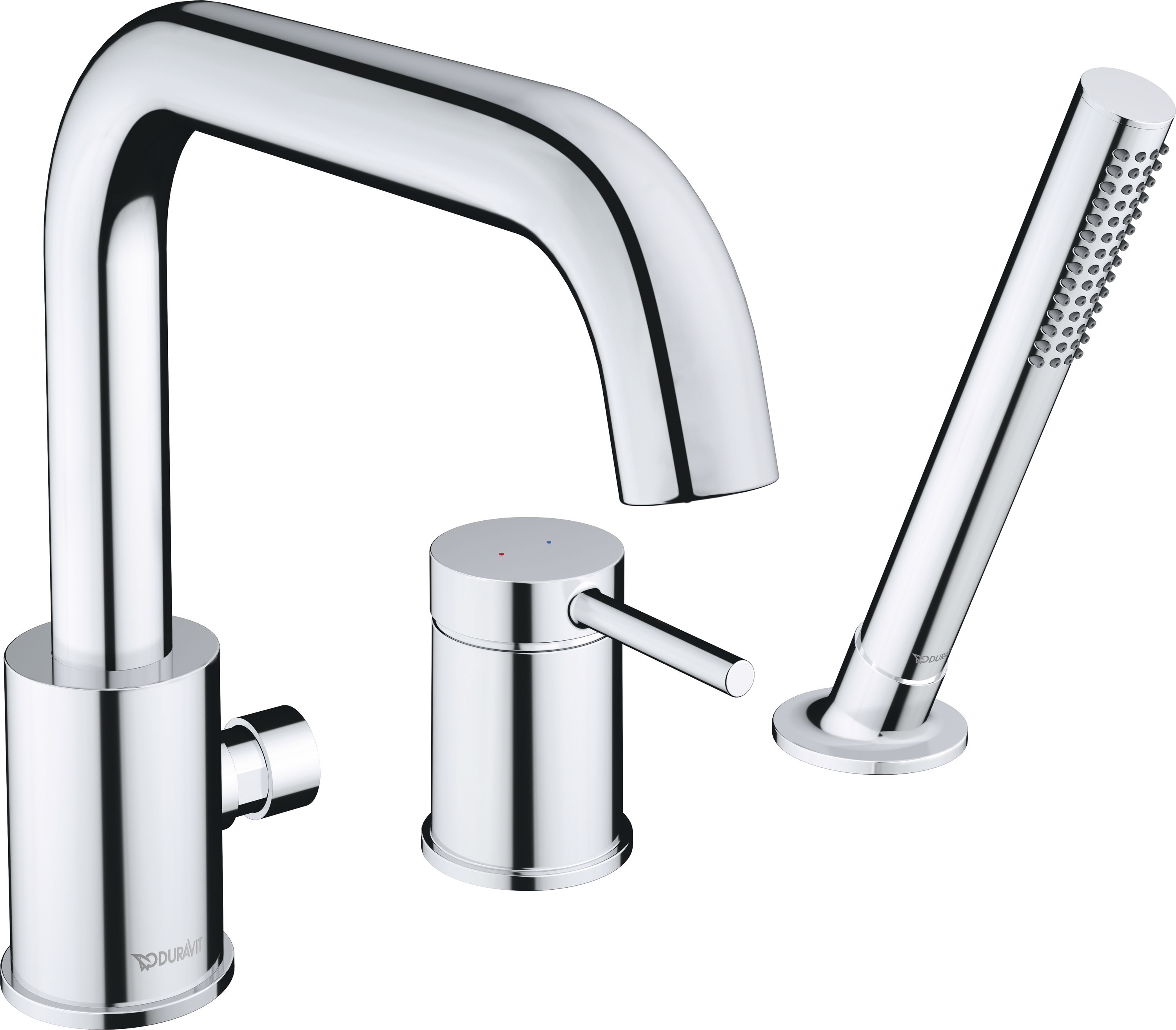 Duravit Circle bateria wannowo-prysznicowa nawannowa chrom CE5260000010
