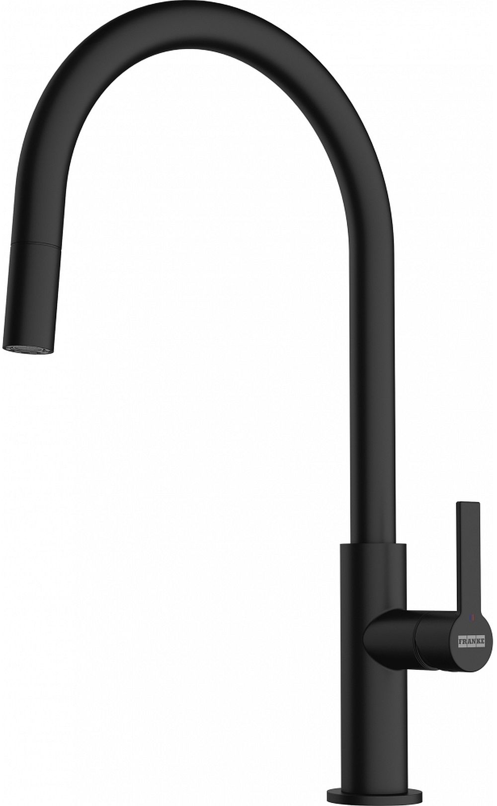 Franke Maris Slim J Pull-Out bateria kuchenna stojąca czarny mat 115.0728.389 - Wysyłka w 24h