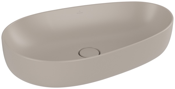 Villeroy & Boch Antao umywalka 65x40 cm owalna nablatowa almond 4A7465AM