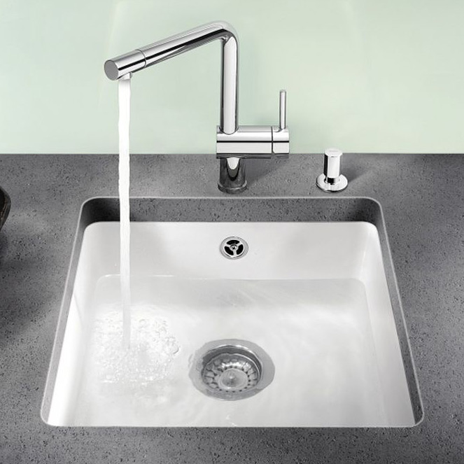 Blanco Subline 375-U zlewozmywak ceramiczny 41,4x45,6 cm biały 516035
