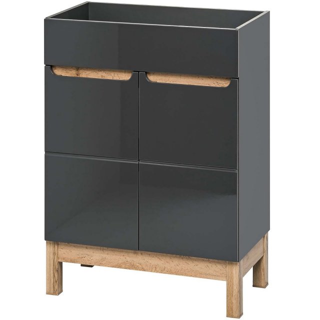 COMAD Szafka podumywalkowa BALI grafit 820 - 60 cm do samodzielnego m
