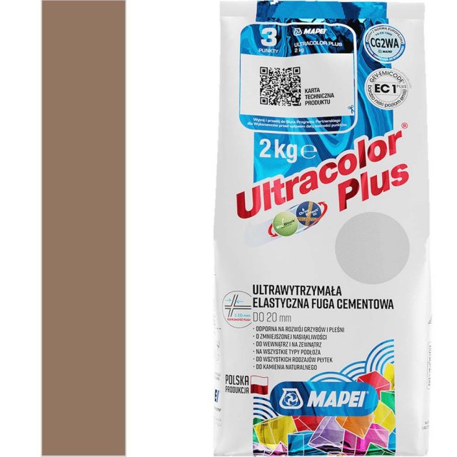 Fuga elastyczna MAPEI ULTRACOLOR PLUS 142 2 kg