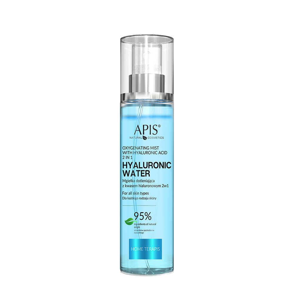 Mgiełka dotleniająca z kwasem hialuronowym 2w1 Hyaluronic Water Home Terapis Apis 150 ml