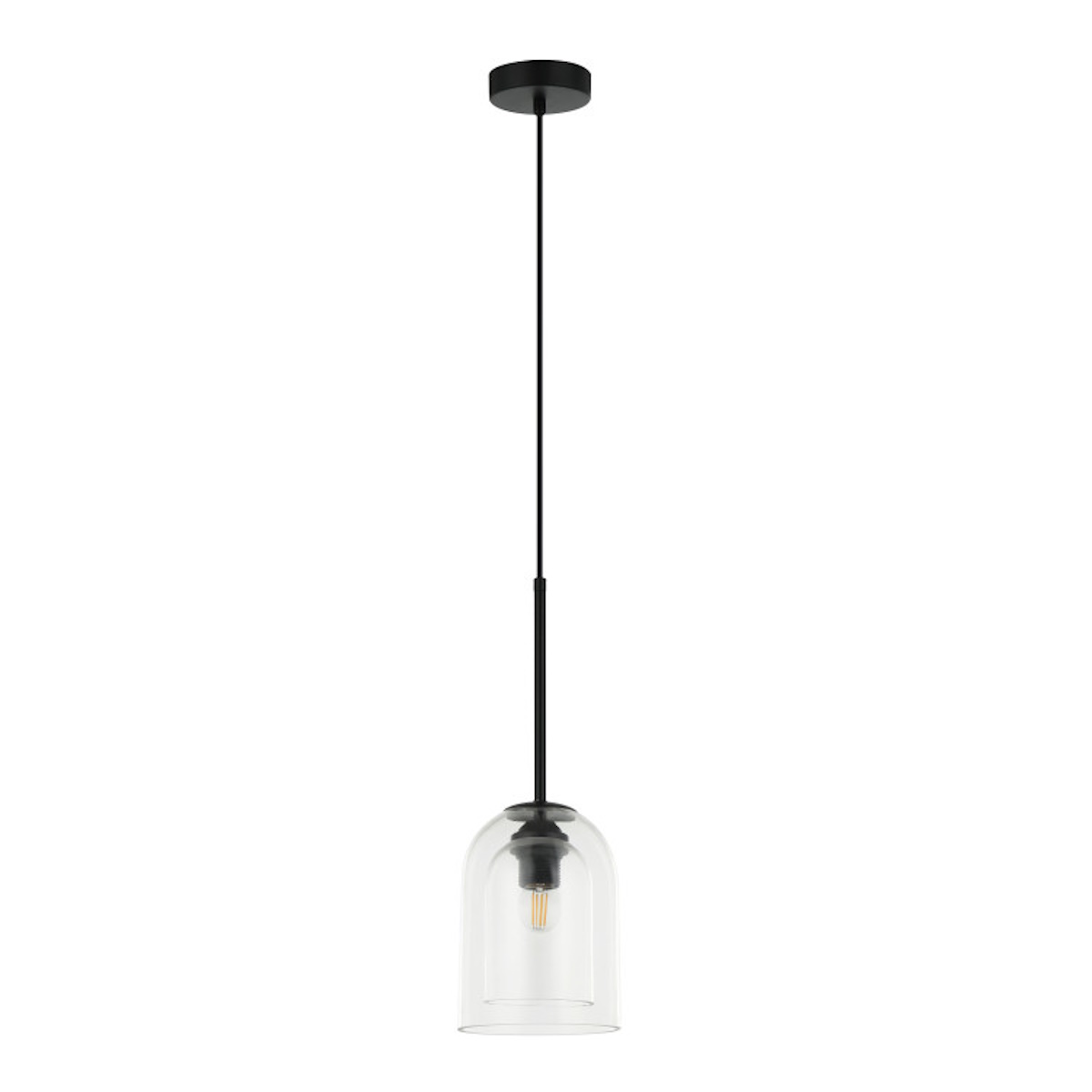 Darmowa Dostawa - Lampa wisząca 1x15 W przezroczysta Light Prestige Elaris LP81031PTR