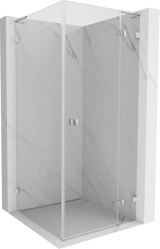 Kabina prysznicowa uchylna Mexen Lunar L chrom transparent 834L-080-080-01-00-P 1 szt.