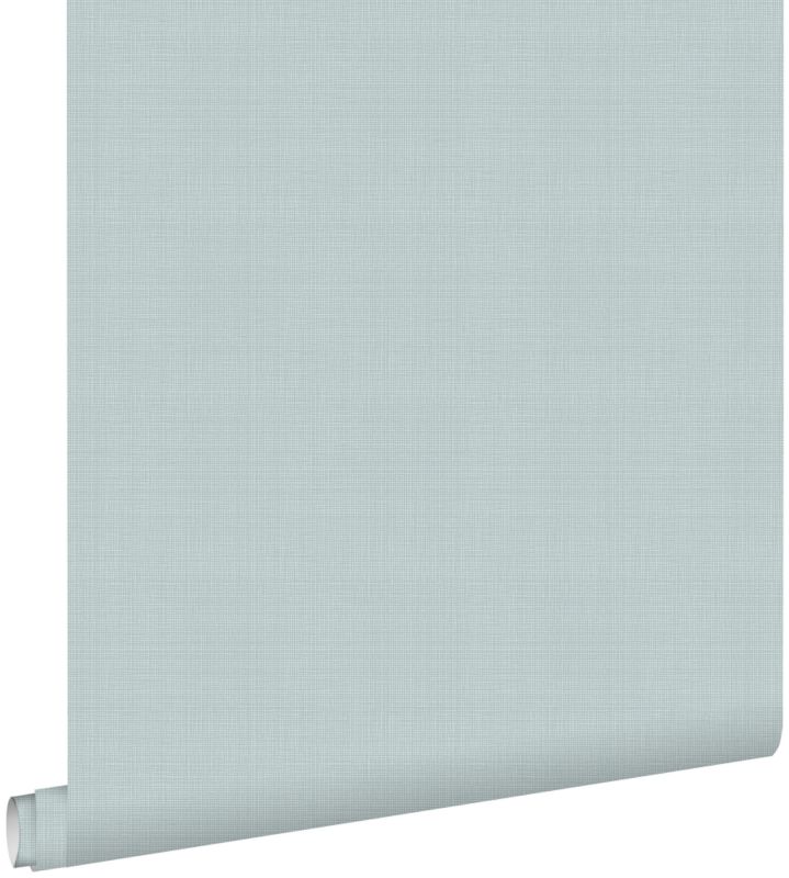 Tapeta ESTAhome lniana tekstura szaro-niebieskim 53 cm x 10.05 m - 1 rol.