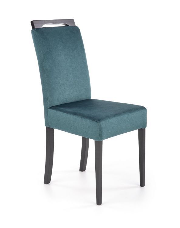 Krzesło Halmar tapicerowane CLARION 2 VELVET ciemnozielone 1 szt