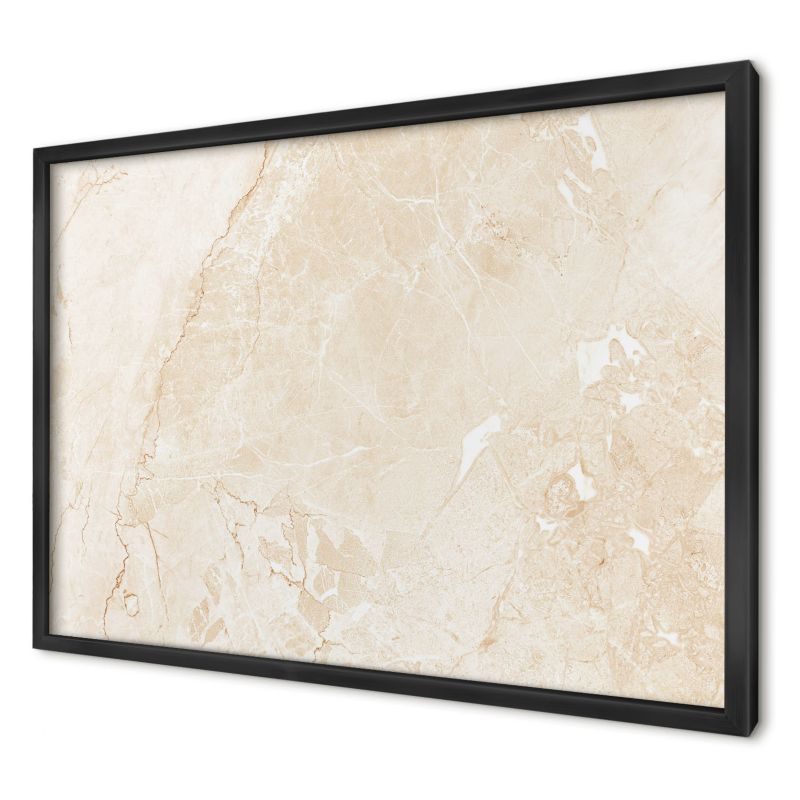 Magnetyczna tablica ozdobna Wallfluent 60x40 Delikatny marmur w czarnej ramie 1szt