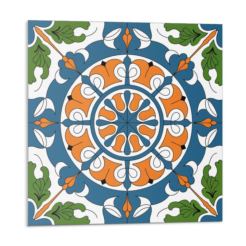Kafelki samoprzylepne Wallfluent 20x20 cm Dekoracyjne wzory roślinne 20 szt.