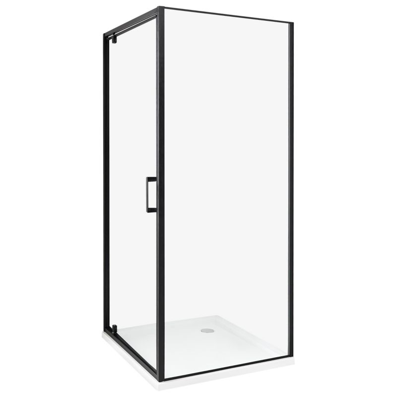 Kabina prysznicowa Darli 80 x 80 x 185 cm Czarny 1 szt.