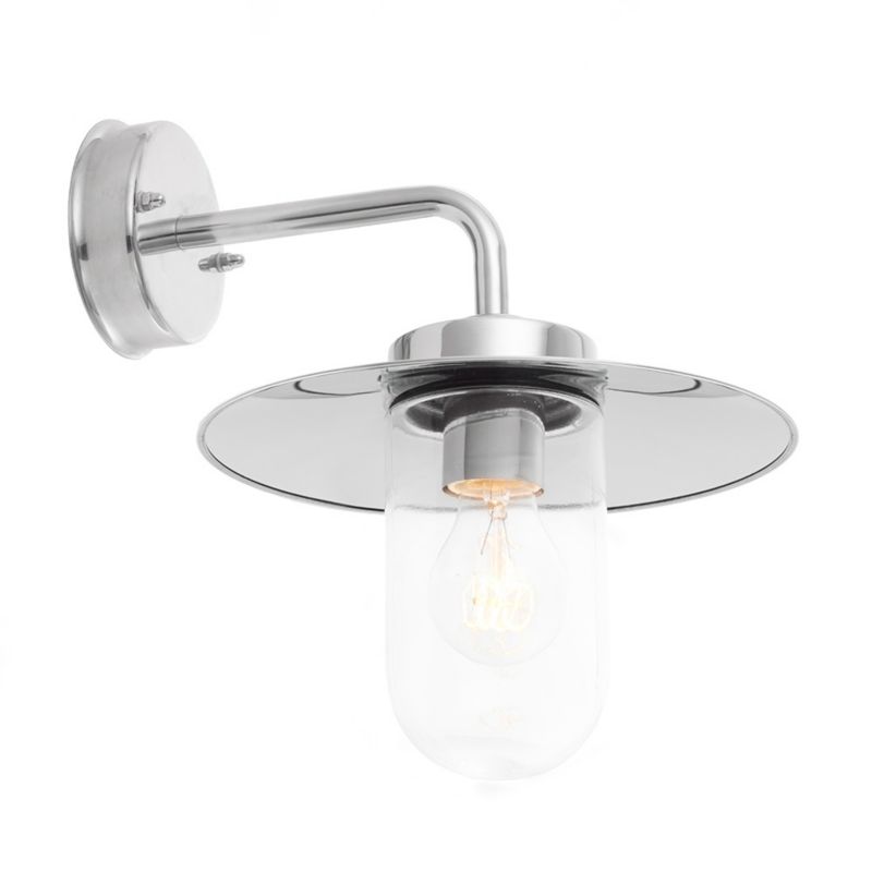 Kinkiet zewnętrzny z daszkiem Endon ADDISON chromowany-srebrny LED 42W K lm IP44 wym:33,5x26x31,7cm - 1 szt.