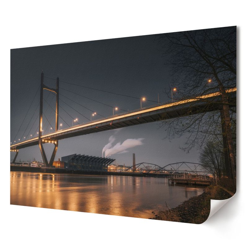 Plakat Wallfluent Format A3 Nocny most Artysta Karo 1 szt.