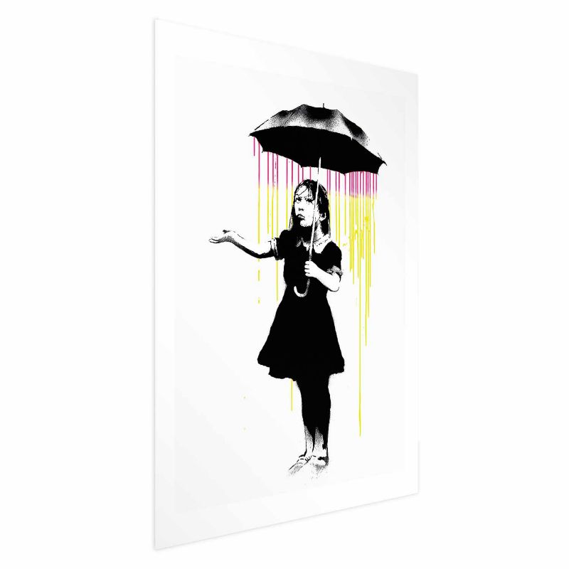 Plakat Artgeist Dziewczynka z parasolką 29,7x42 cm bez ramy 1 szt