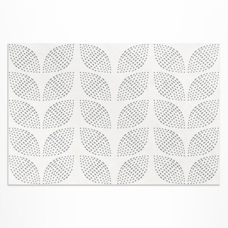 Dywan Winylowy Zewnętrzny Wallfluent 60x90 cm Kompozycja ciemnych liści z kropkami 1 szt.