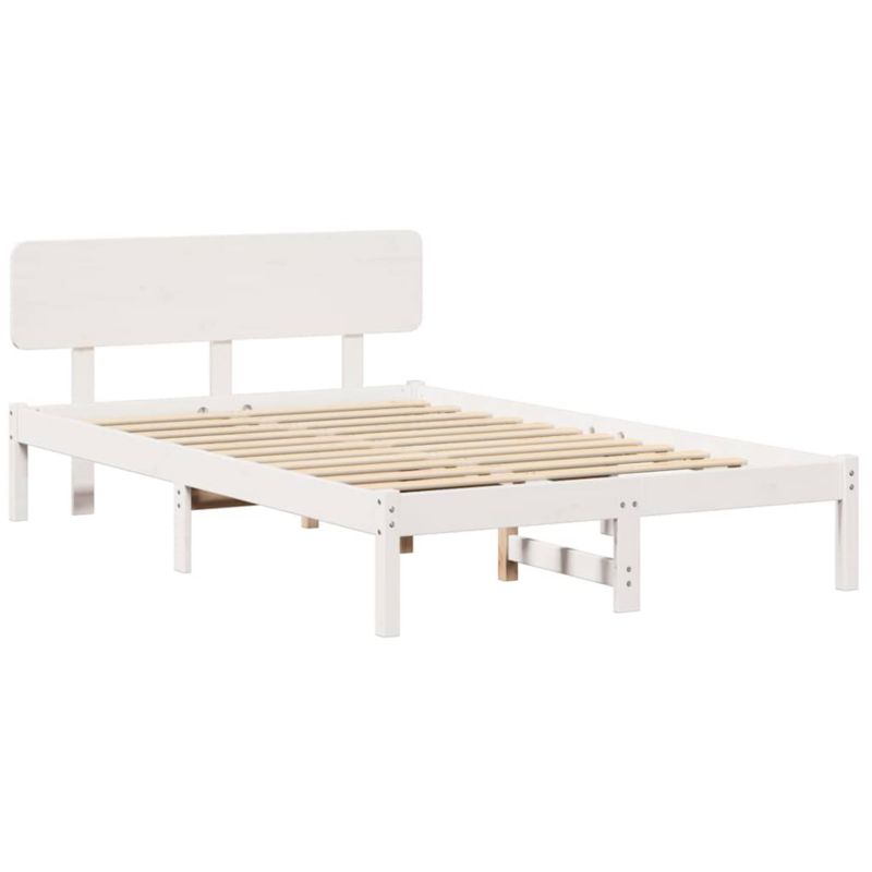 Rama łóżka WaszeMeble 135x190 cm Biały sosna WM-872111 1 szt.