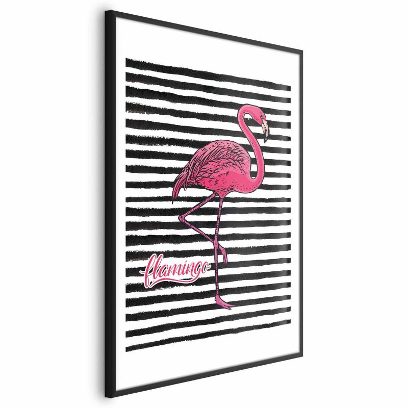 Plakat Artgeist Flaming 21x30 cm z ramą czarną 1 szt