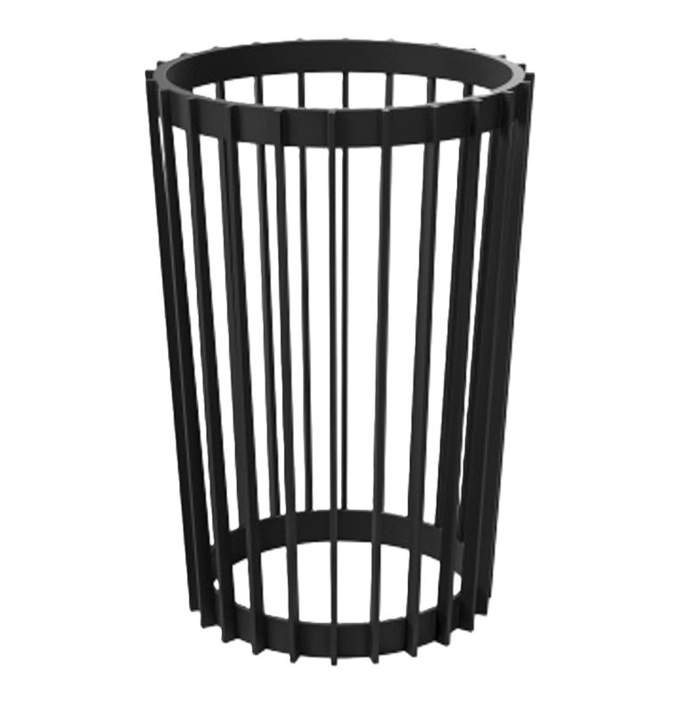 Kwietnik wysoki dwustronny Standy Form Plastic 40H kolor Czarny 1szt