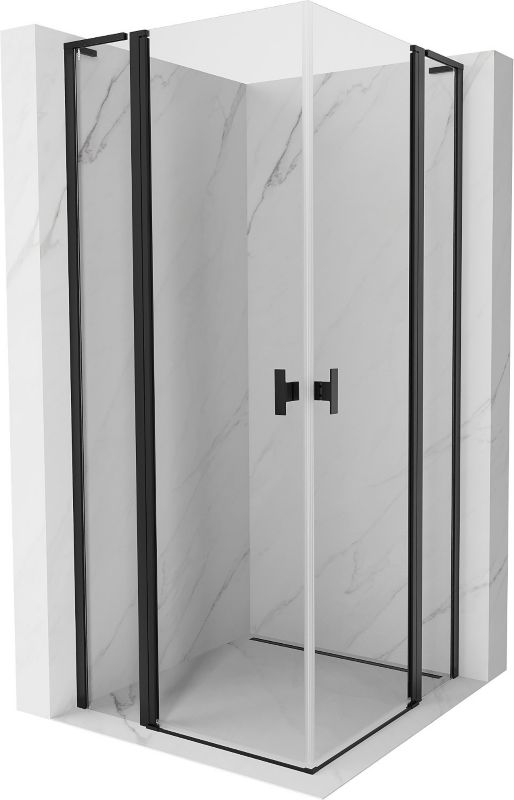 Kabina prysznicowa Mexen Mist L czarna 90x90 cm 8A4L-090-090-70-00 1 szt.