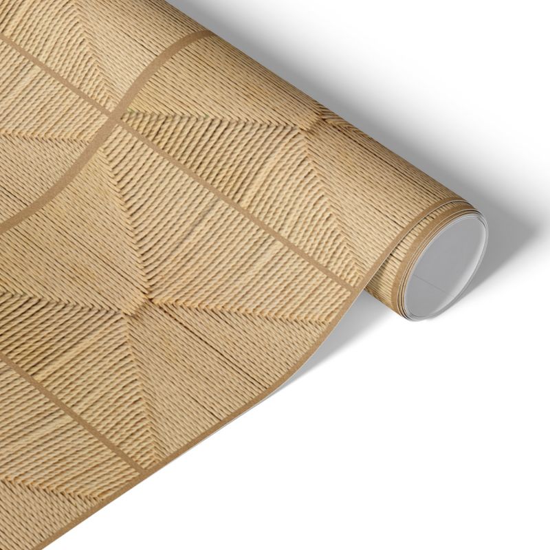 Samoprzylepna Okleina Meblowa Tulup 65x130 cm Pleciona geometria Do Sypialni I Garderoby 1 rol.