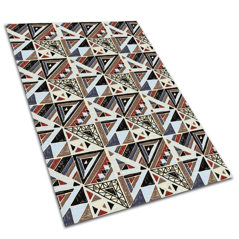 Dywan Zewnętrzny Tulup 140x210 cm Odporny Na Warunki Atmosferyczne Foremna mozaika 1 szt.