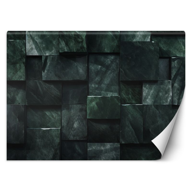 Fototapeta Feeby Zielone sześciany 3D 350x245 1 szt