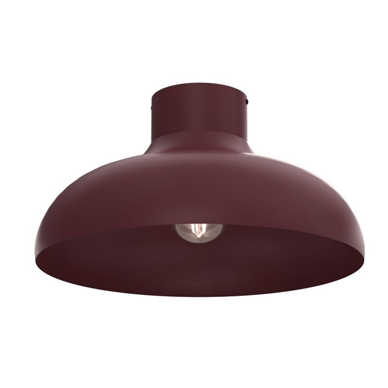 Lampa wisząca Luminex Basca czerwona 1xE27x15W IP20 wym:21x40x40cm - 1 szt.