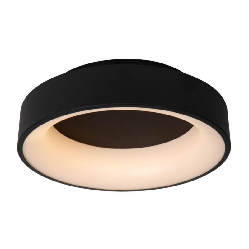 Plafon Lucide MIRAGE czarno-biały okrągły 38cm LED 22W biały ciepły 2700K 1020lm IP20 - 1 szt.