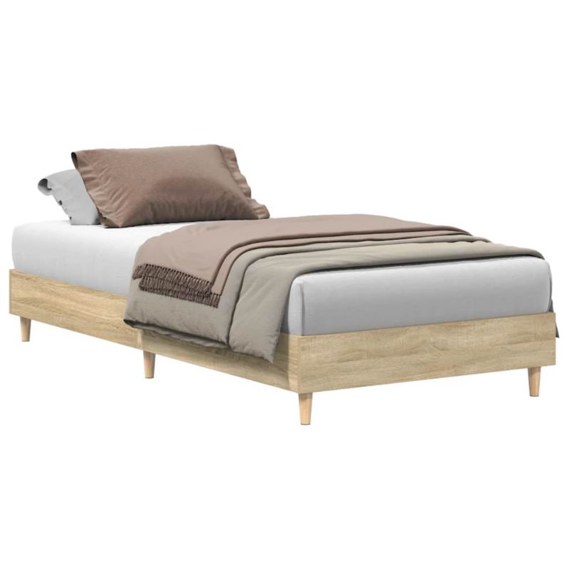 Rama łóżka WaszeMeble 90x190 cm Dąb sonoma drewno WM-861086 1 szt.