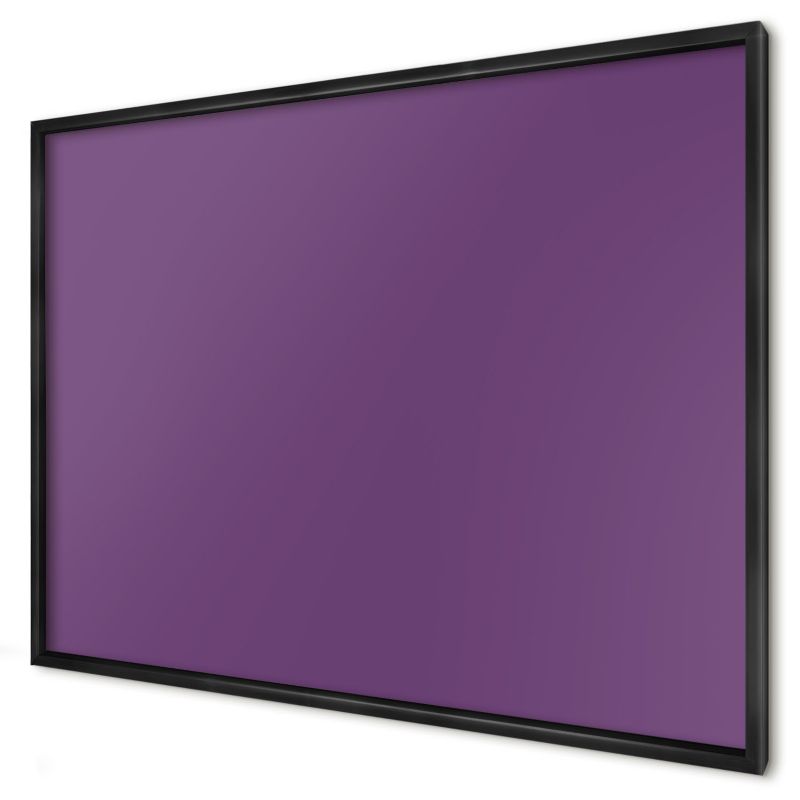 Ozdobna tablica magnetyczna Wallfluent 100x70 Mocny fiolet w czarnej ramie 1szt
