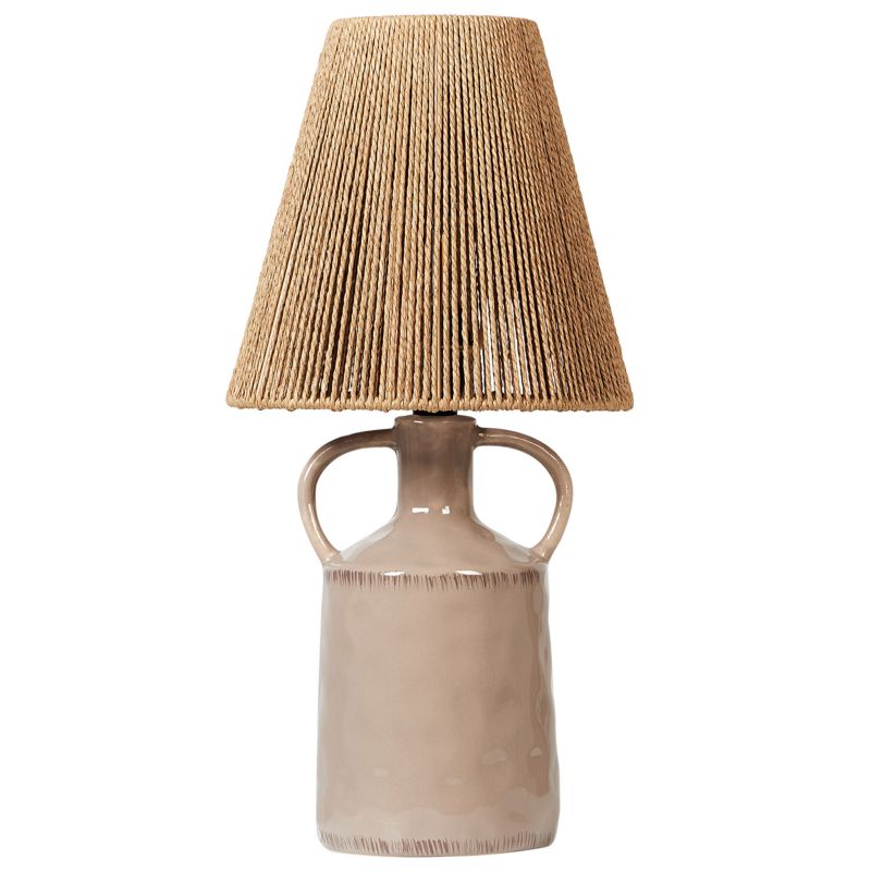 Lampa stołowa Larissos Ceramika Beżowoszary 1 szt.