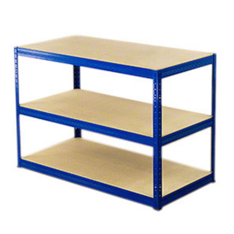 Regał magazynowy garażowy metalowy MODO24 niebieski helios 106x150x30cm 3 półki po 175 kg 1 szt.