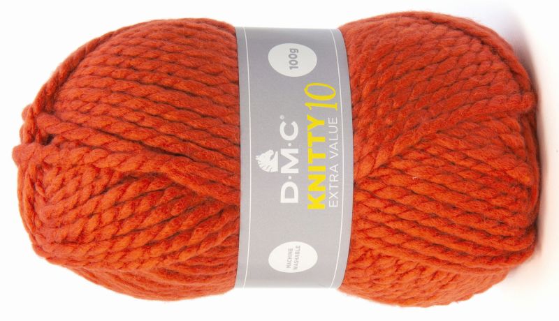 WŁÓCZKA DMC KNITTY 10 kol. 779 / pomarańczowy