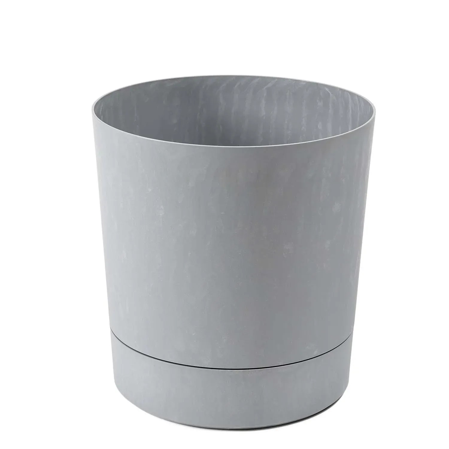 Doniczka Aura szara beton recycled - śr. 35 cm