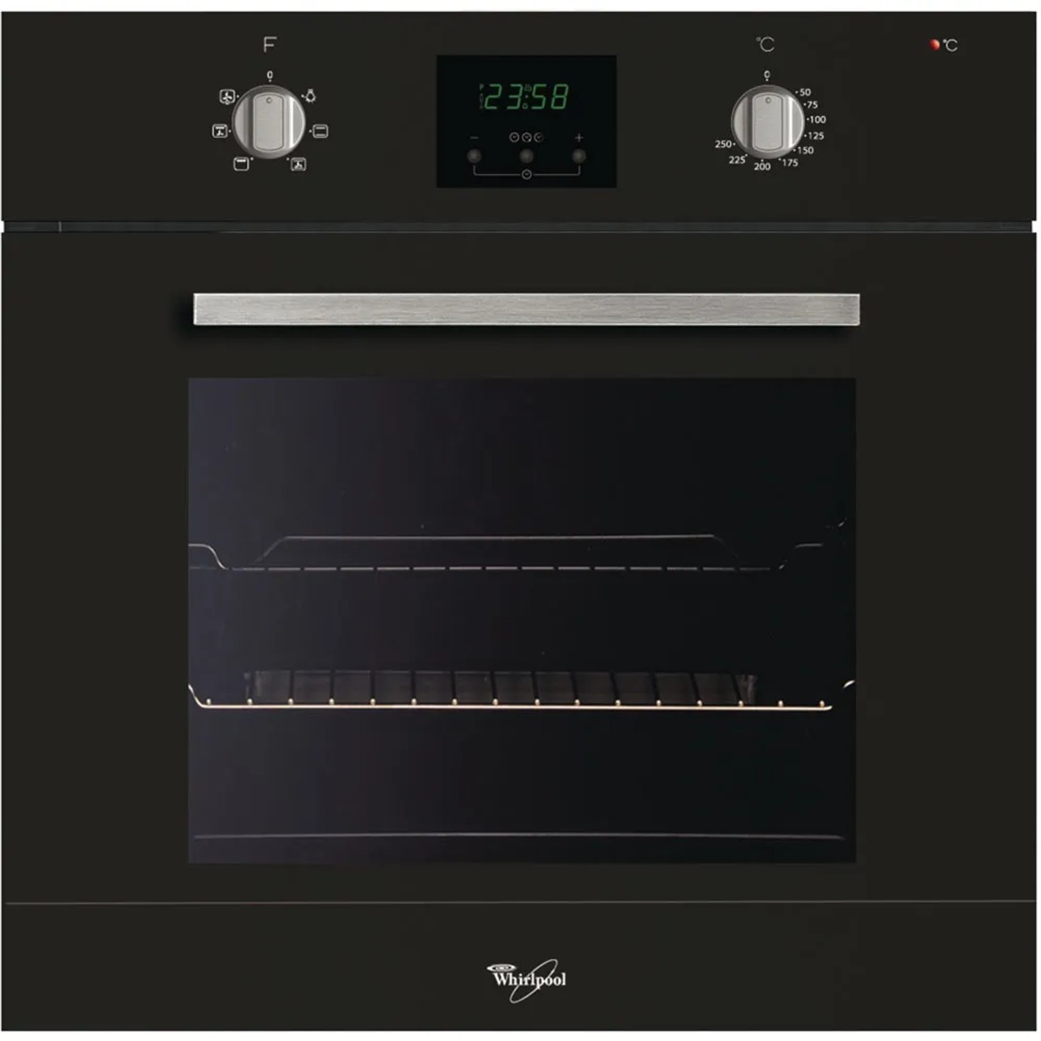 Piekarnik do zabudowy Whirlpool AKP471NB czarne szkło 59,5 cm