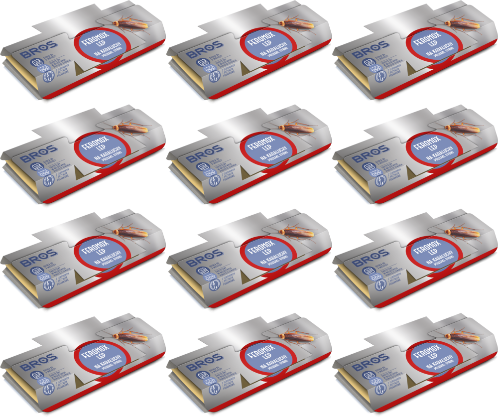 12x Lep na karaluchy Bros Feromox Standard, 1 sztuka