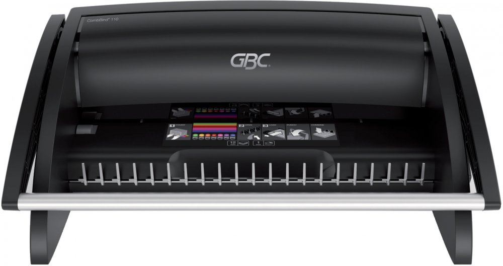 Bindownica ręczna GBC CombBind C110, do 195 kartek, czarny