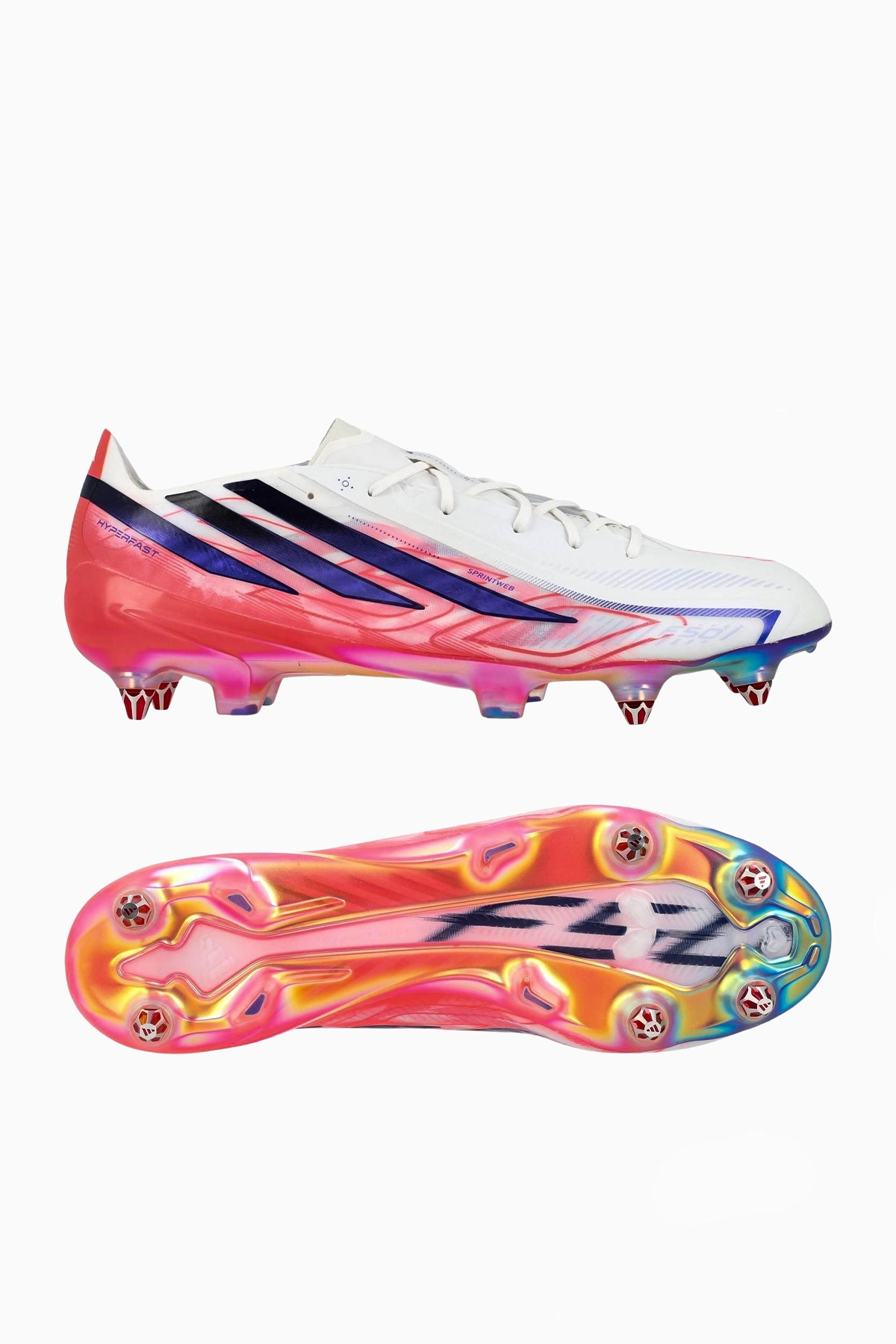 Wkręty adidas F50 Elite Hyperfast SG - Biały