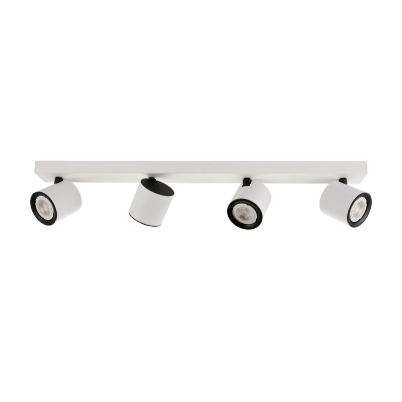 Reflektor sufitowy ruchomy Italux Karlota biały 4xGU10x35W IP20 wym:10,5x64x7cm - 1 szt.
