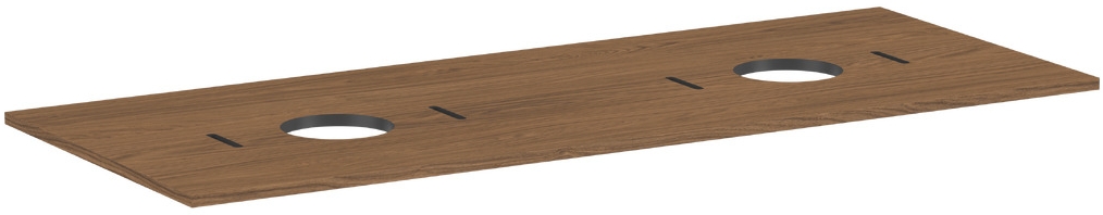 Hansgrohe Xilesa E blat naszafkowy 137,5x55 cm dąb 54280550