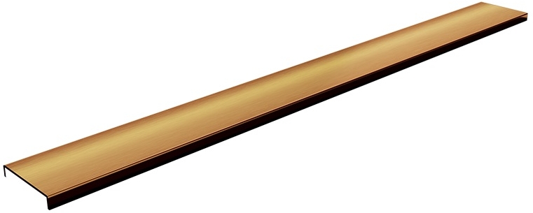 Schedpol Base Copper Brushed Range maskownica odpływu liniowego 120 cm miedź 10.059/DPMS