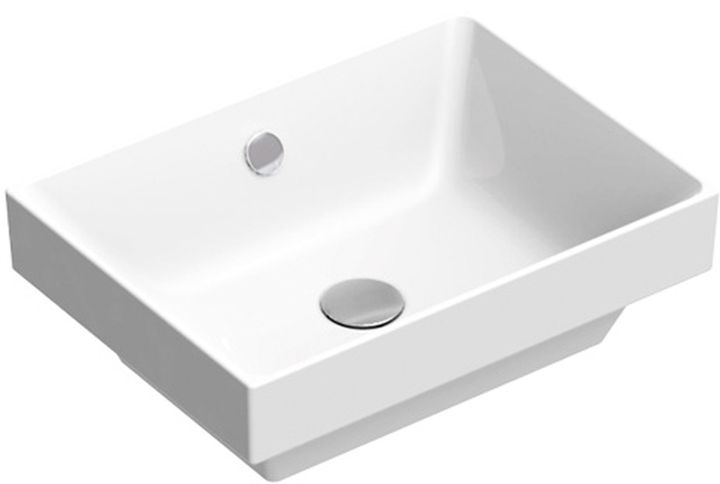 Darmowa Dostawa - Umywalka 50x37 cm prostokątna wpuszczana biała Catalano Zero 0124500001