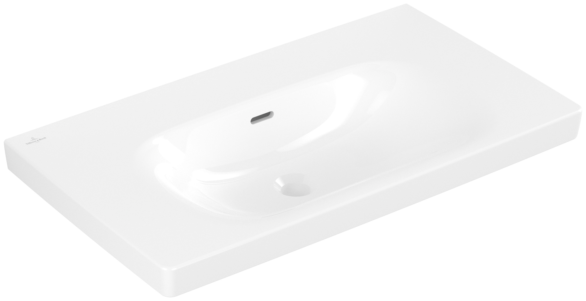 Darmowa Dostawa - Umywalka 80x46 cm prostokątna meblowa biała Villeroy & Boch Skyla 5A518201