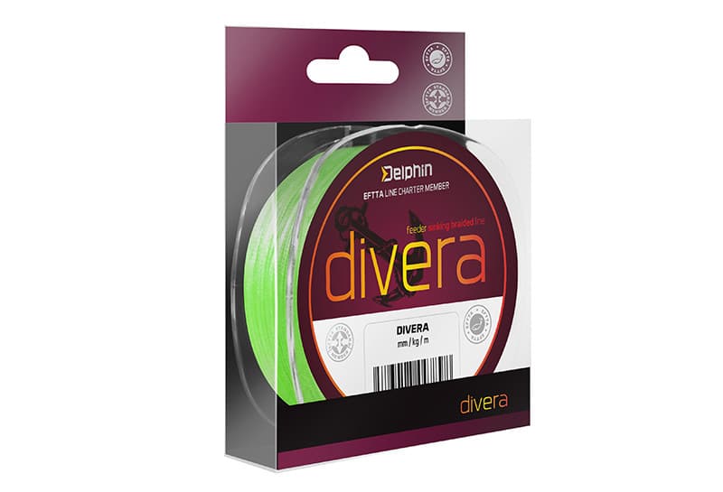 Delphin Plecionka Divera Feeder Sinking Fluo Green 150m 0,08mm